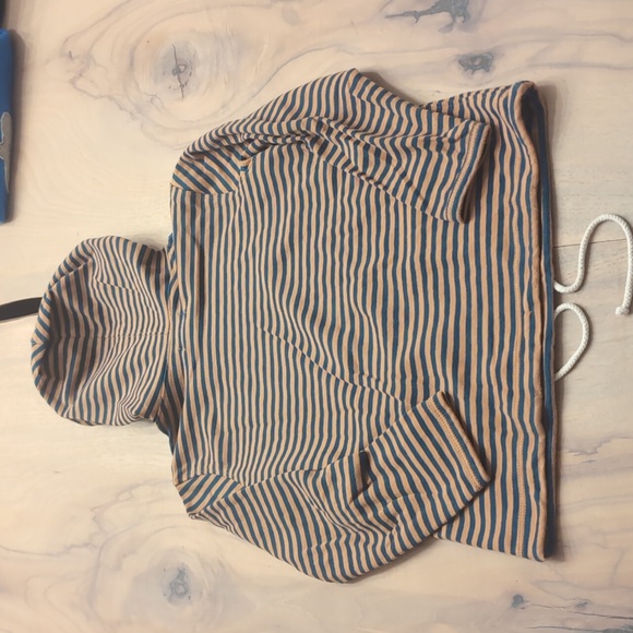 Striped Hooded Pullover - Picture 6 of 7